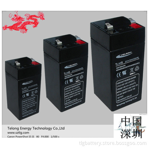 4V Electric Toy Battery-Telong 4V4ah-VRLA Mf Lead Acid Battery